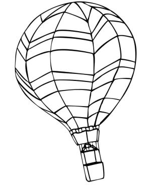 Sıcak Hava Balonu boyama sayfası,  coloring page, Mükemmel Sıcak Hava Balonu, 