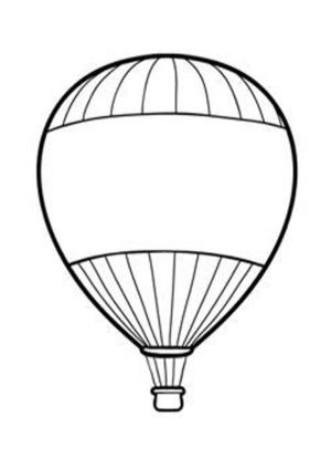 Sıcak Hava Balonu boyama sayfası,  coloring page, İyi Sıcak Hava Balonu, 