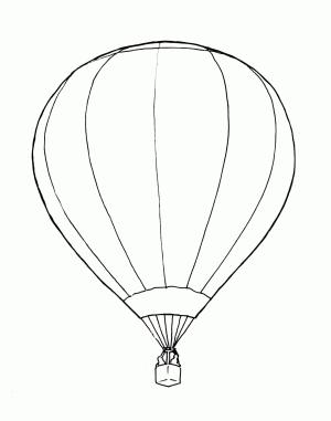 Sıcak Hava Balonu boyama sayfası,  coloring page, Sıcak Hava Balonu Yetişkinler İçindir, 