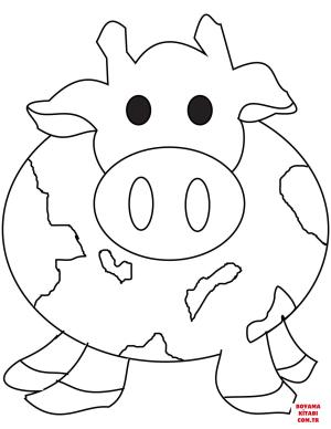 Sığır boyama sayfası, Cattle coloring page, , cattle cute cartoon cow 