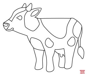 Sığır boyama sayfası, Cattle coloring page, , cattle cow emoji 