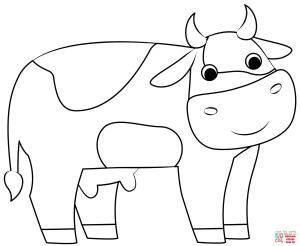 Sığır boyama sayfası, Cattle coloring page, , cattle cow 