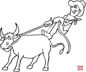 Sığır boyama sayfası, Cattle coloring page, , cattle cow 