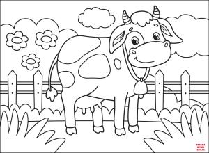 Sığır boyama sayfası, Cattle coloring page, , cattle cow 