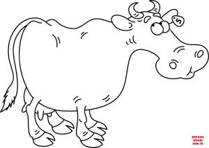 Sığır boyama sayfası, Cattle coloring page, , cattle funny cow 