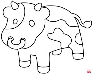 Sığır boyama sayfası, Cattle coloring page, , cattle cow emoji 