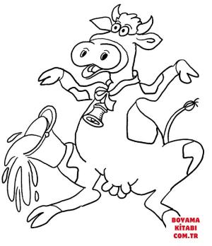 Sığır boyama sayfası, Cattle coloring page, , cattle cow illustration 