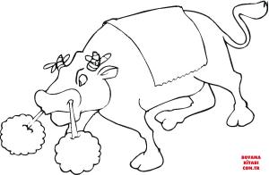 Sığır boyama sayfası, Cattle coloring page, , cattle bull 