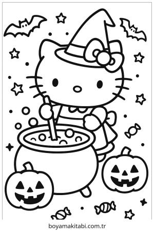 Sihirli İksir boyama sayfası – evde etkinlik, ücretsiz yazdır