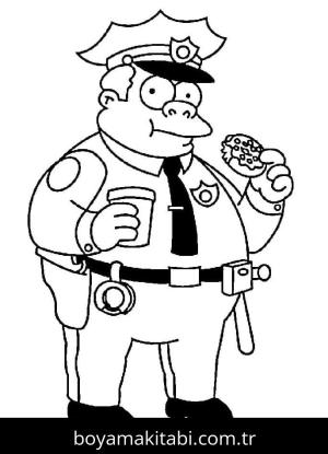 Simpsonlar boyama sayfası – eğitici aktivite, yaratıcılık