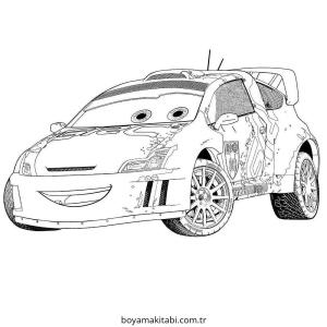 Şimşek McQueen boyama sayfası – ücretsiz yazdır, boyama etkinliği