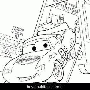 Şimşek McQueen boyama sayfası – ücretsiz yazdır, boyama etkinliği