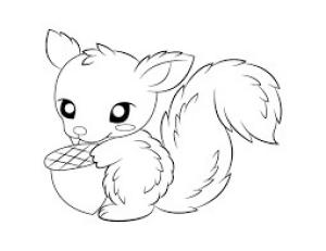 Sincap boyama sayfası, Squirrels coloring page, Bebek Sincap, 