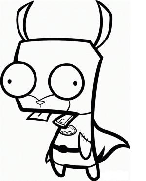 Sincap boyama sayfası, Squirrels coloring page, Chibi Batman Sincap, 