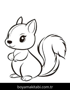 Sincap boyama sayfası – kolay boyama, eğitici aktivite