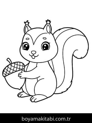 Sincap boyama sayfası – eğlenceli etkinlik, el becerilerini geliştirir