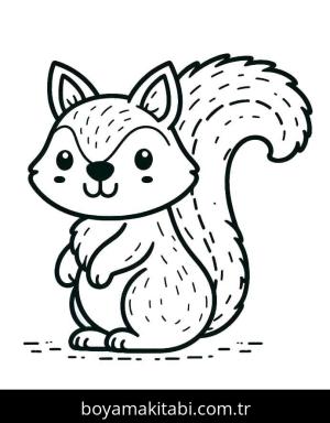 Sincap boyama sayfası – basit çizim, kolay boyama