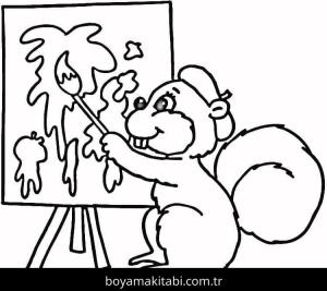 Sincap boyama sayfası – eğitici aktivite, yaratıcılık