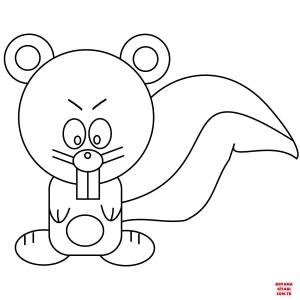 Sincap boyama sayfası, Squirrels coloring page, , squirrels cartoon squirrel 