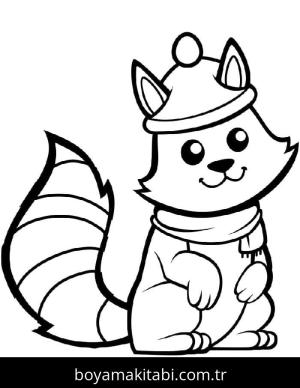 Sincap boyama sayfası – sevimli karakter, sanatsal çalışma