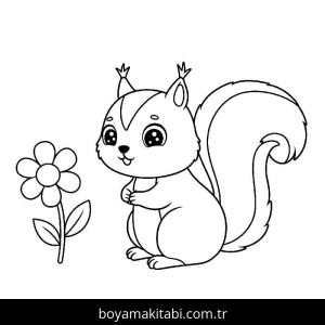 Sincap boyama sayfası – çizgi film temalı, basit çizim