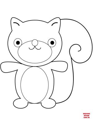 Sincap boyama sayfası, Squirrels coloring page, , squirrels cartoon squirrel 