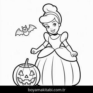 Sindirella boyama sayfası – yaratıcılığı geliştirir, keyifli zaman