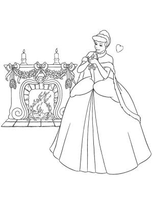 Sindirella boyama sayfası,  coloring page, Mükemmel Külkedisi, 