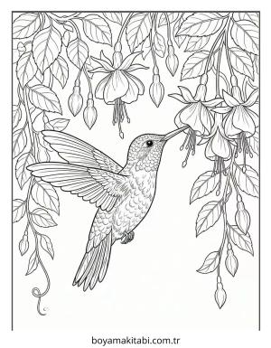 Sinek Kuşu Boyama