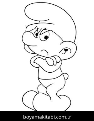 Şirinler boyama sayfası – renkli çizimler, okul öncesi