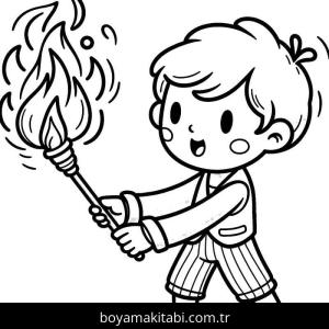 Sirk boyama sayfası – renkli çizimler, okul öncesi