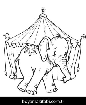 Sirk boyama sayfası – yaratıcılığı geliştirir, keyifli zaman