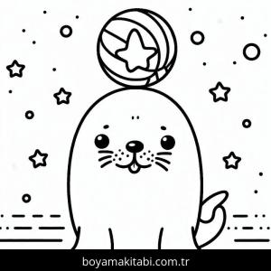 Sirk boyama sayfası – evde etkinlik, ücretsiz yazdır