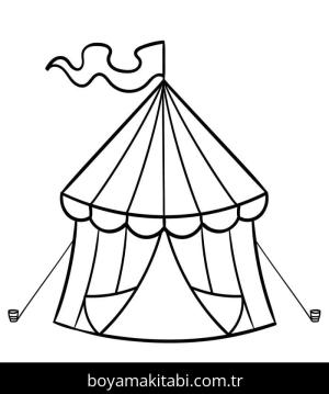 Sirk boyama sayfası – yaratıcılığı geliştirir, keyifli zaman