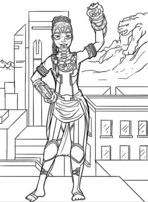 Kara Panter (Black Panther) boyama sayfası,  coloring page, Kara Panter Kardeş, 