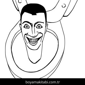Skibidi Toilet boyama sayfası – ücretsiz yazdır, boyama etkinliği