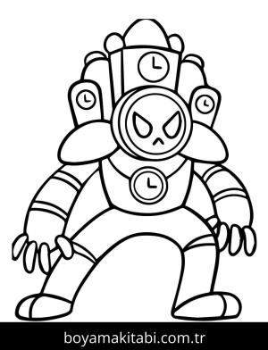 Skibidi Toilet boyama sayfası – basit çizim, kolay boyama