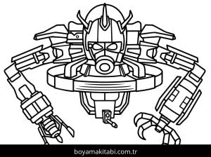 Skibidi Toilet boyama sayfası – çizgi film temalı, basit çizim