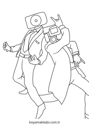 Skibidi Toilet boyama sayfası – yaratıcılık, eğlenceli etkinlik