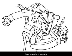 Skibidi Toilet boyama sayfası – çizgi film temalı, basit çizim