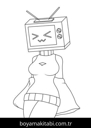 Skibidi Toilet boyama sayfası – yaratıcılığı geliştirir, keyifli zaman