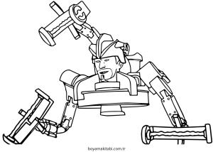 Skibidi Toilet boyama sayfası – eğlenceli etkinlik, el becerilerini geliştirir