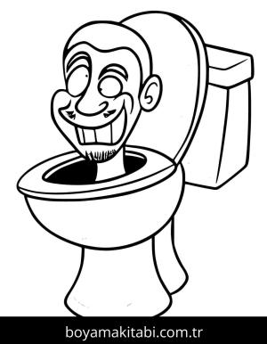 Skibidi Toilet boyama sayfası – evde etkinlik, ücretsiz yazdır