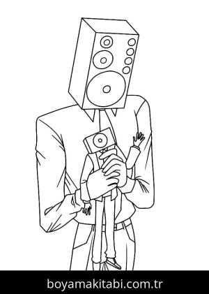 Skibidi Toilet boyama sayfası – yaratıcılık, eğlenceli etkinlik