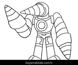 Skibidi Toilet boyama sayfası – çocuk aktivitesi, PDF indir