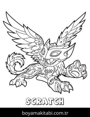 Skylanders boyama sayfası – boyama etkinliği, çocuk aktivitesi