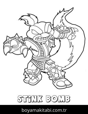 Skylanders boyama sayfası – çocuk aktivitesi, PDF indir