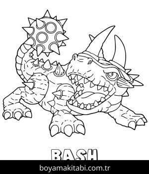 Skylanders boyama sayfası – boyama çalışması, yaratıcılığı geliştirir