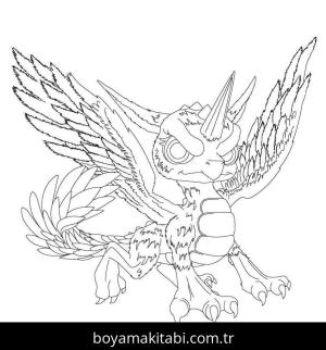 Skylanders boyama sayfası – çocuklar için, çizgi film temalı