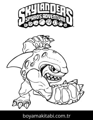 Skylanders boyama sayfası – keyifli zaman, renkli çizimler